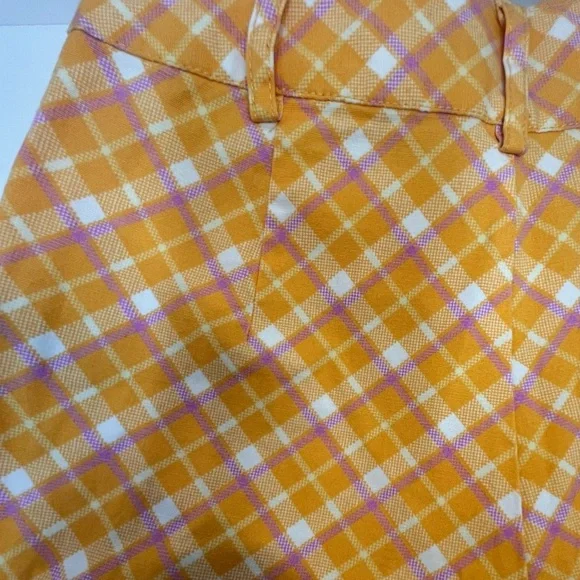 Urban Outfitters Plaid Pink & Orange Skort Size 2 - Picture 10 of 11